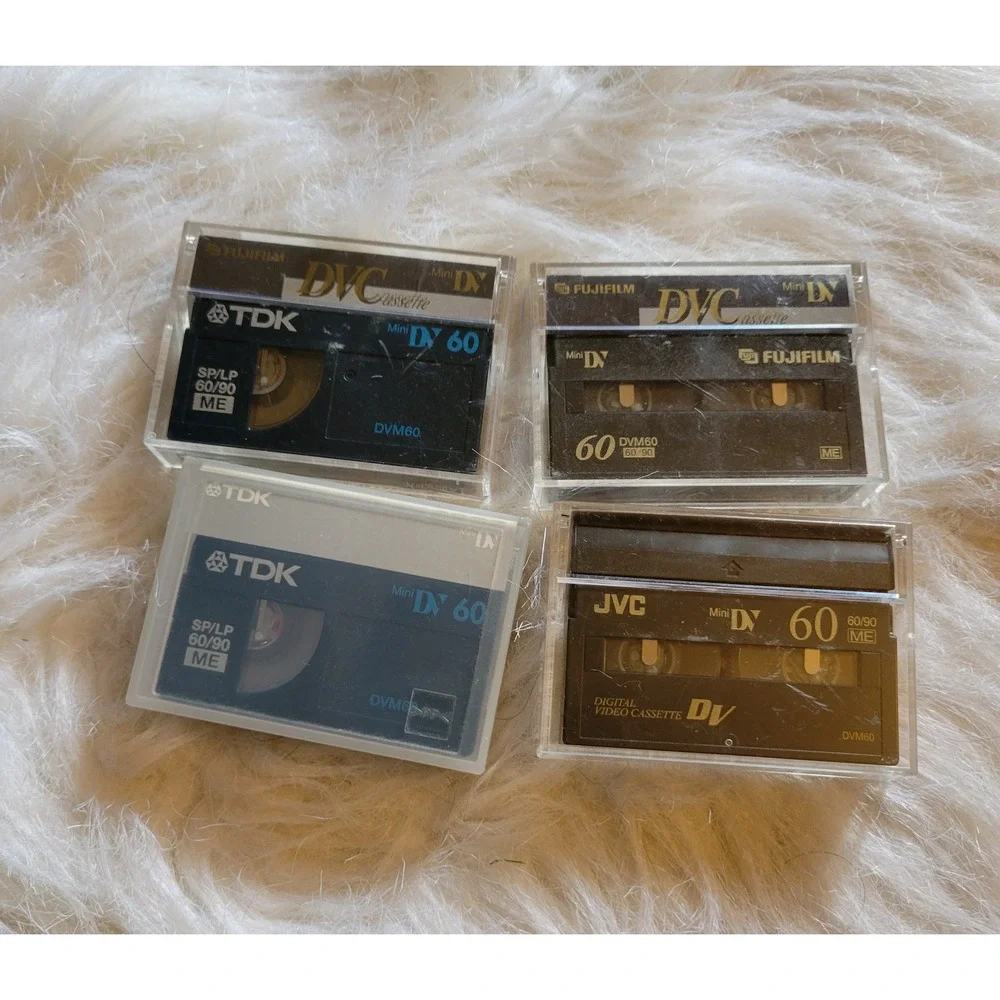 Lot Of 8 JVC Fujifilm Mini DV Digital‎ Video Cassette DVC 60min Premium Tapes